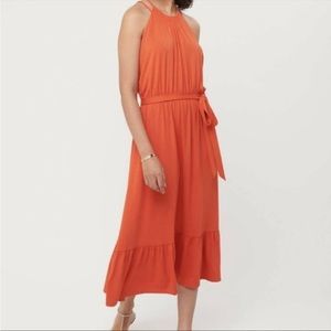 LOFT PLUS Halter Maxi Dress